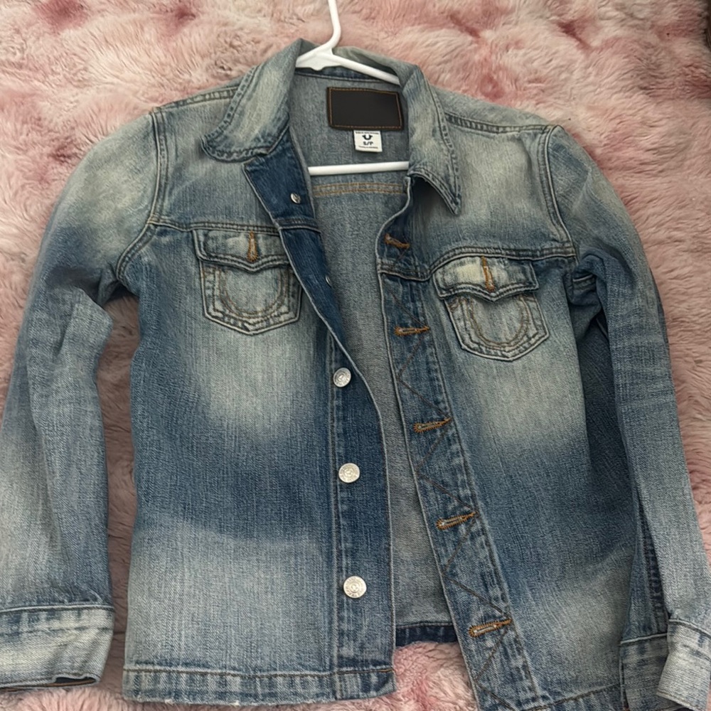 True religion jean jacket Size S
